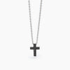 Mabina - Collana in argento con croce pendente MYSTICAL