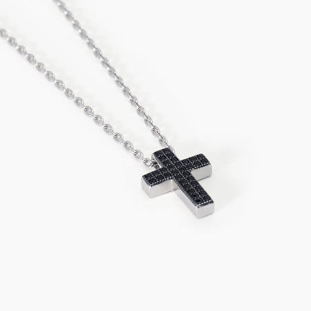 Mabina - Collana in argento con croce pendente MYSTICAL