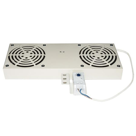 ARMADIO RACK KIT 2 VENTOLE CON DISPLAY PER ARMADI RACK GRIGIO