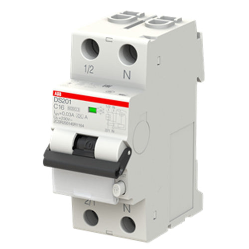 Interruttore magnetotermico differenziale DS201 C16 A30 1P+N (DS1C16A30) Abb