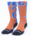 Calzini unisex Scrimmage basket Jersey Shai Orange-Sky blue