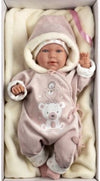 Bambola Reborn Lala 42cm con Cuscino