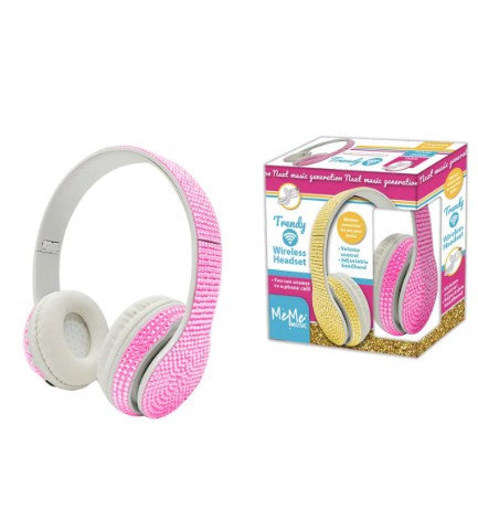 MeMe Music - Trendy Cuffia Wirless Pink