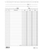 100 Schede Verticale 21X15Cm Dare/Avere/Saldo E3336Bl