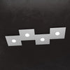 Plafoniera moderna Top Light ECCENTRIC 1156 4L GX53 LED metallo lampada parete soffitto