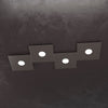 Plafoniera moderna Top Light ECCENTRIC 1156 4L GX53 LED metallo lampada parete soffitto