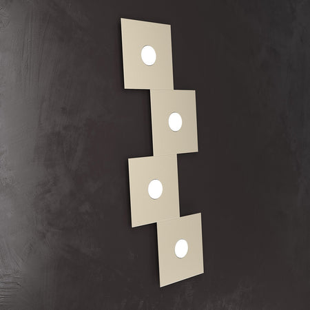 Plafoniera moderna Top Light ECCENTRIC 1156 4L GX53 LED metallo lampada parete soffitto