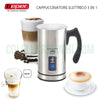 Montalatte Schiumalatte Cappuccinatore Elettrico in Acciaio Automatico 3 in 1 Dolce Crema Beper 90.515