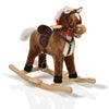 Moni - Cavallo a dondolo di peluche Chipper coffee