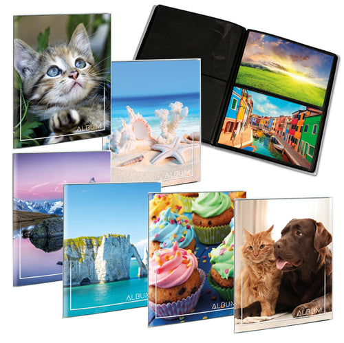 Album Foto Saldato 23X30Cm Fino A 80 Foto 14X19Cm Assortiti Lebez