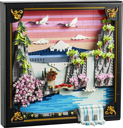 Lego Art - Paesaggio Giapponese con Ciliegi Fioriti 31218