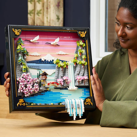 Lego Art - Paesaggio Giapponese con Ciliegi Fioriti 31218