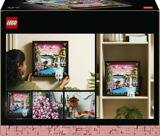 Lego Art - Paesaggio Giapponese con Ciliegi Fioriti 31218