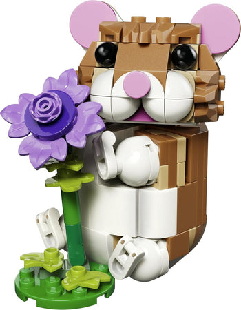 Lego Creator - Simpatico Criceto con Fiore 3 in 1 - 31376
