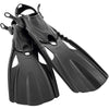 Kit completo pinne maschera e boccaglio da sub adulti per immersioni e snorkeling