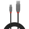 LINDY CAVO USB 2.0 TIPO A A MICRO B ANTHRA LINE, 1M