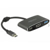 DeLOCK 62991 adattatore grafico USB 3840 x 2160 Pixel Grigio (Delock - ekstern videoadapter - VL101)