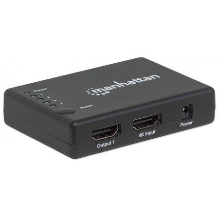 Splitter HDMI 4K UHD 3D con LED 4 vie