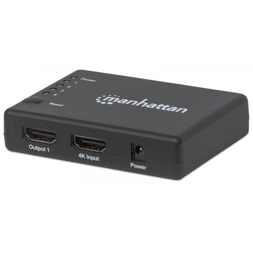 Splitter HDMI 4K UHD 3D con LED 4 vie