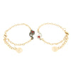BYSIMON  -  Bracciale magnetico Set in Metallo  a forma di ying yang