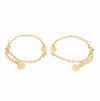 BYSIMON  -  bracciale magnetico Set in Metallo  a forma di cuore