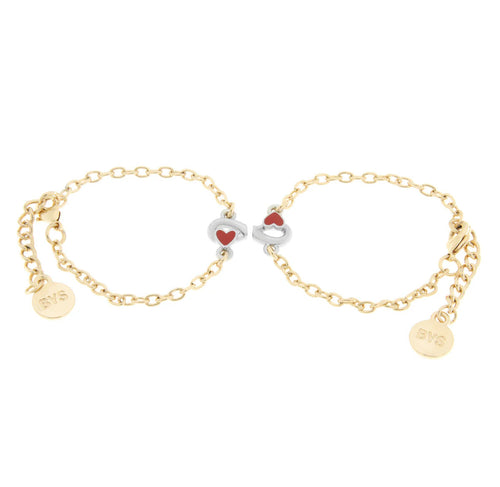 BYSIMON  - bracciale magnetico  Set in Metallo a forma di infinito
