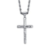 Luca Barra - COLLANA UOMO IN ACCIAIO CON CROCIFISSO