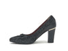 DONNA SOFT Décolleté in pelle nera MOT957GT
