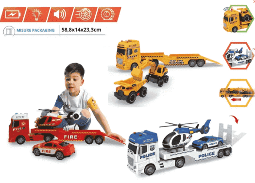 H.T. - Camion Trasporta Veicoli Assortito