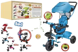 Globo - Triciclo Metallo Vitamino Rosso