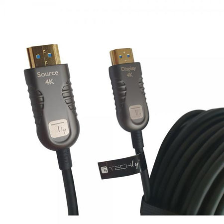 Cavo Ottico Attivo HDMI 2.0 Active Optical Cable 4K 18Gbps HDMI A/A M/M 50m