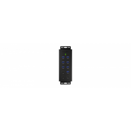 ICY BOX IB-HUB1703-QC3 USB 3.2 Gen 1 [3.1 Gen 1] Type-B 5000 Mbit/s Nero (RaidSonic ICY BOX IB-HUB1703-QC3 - hub)