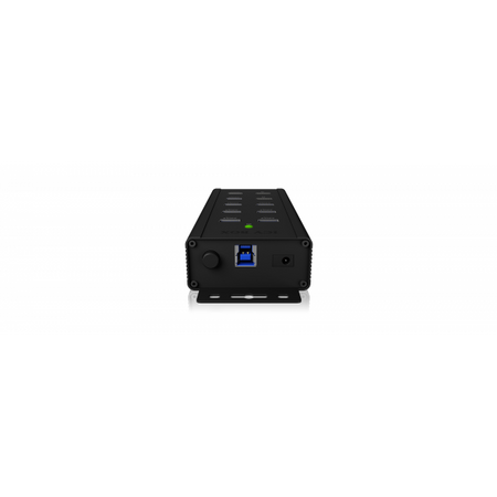 ICY BOX IB-HUB1703-QC3 USB 3.2 Gen 1 [3.1 Gen 1] Type-B 5000 Mbit/s Nero (RaidSonic ICY BOX IB-HUB1703-QC3 - hub)