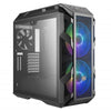 Case MasterCase H500M- 2USB3-Audio I&O-2x 2.5/3.5-2x 2.5-2x 200mm ARGB Front Fans 140mm Rear Fan-Radiator Supp.-NO PSU