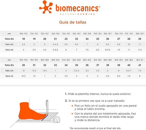 Scarpe Biomecanics bianco numeri dal 19 al 25 Modello 252133