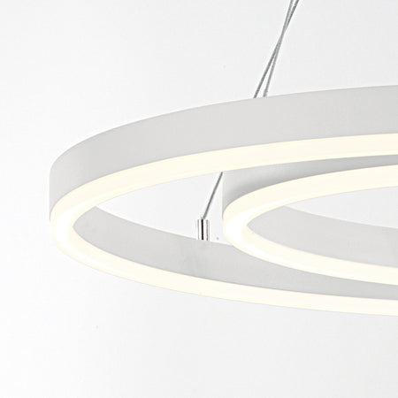 Lampadario moderno PAN International CROSS GRF13211 LED sospensione alluminio