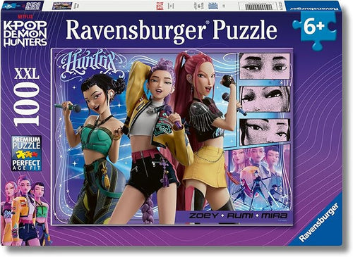 Ravensburger - KPop Demo Hunter Puzzle 100 Pezzi XXL da Pavimento