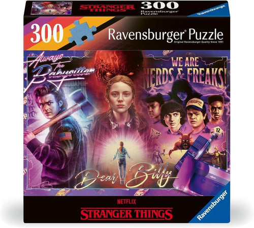Ravensburger - Puzzle Stranger Things 300 Pezzi con poster