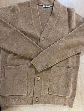 Cardigan c/tasche spugna