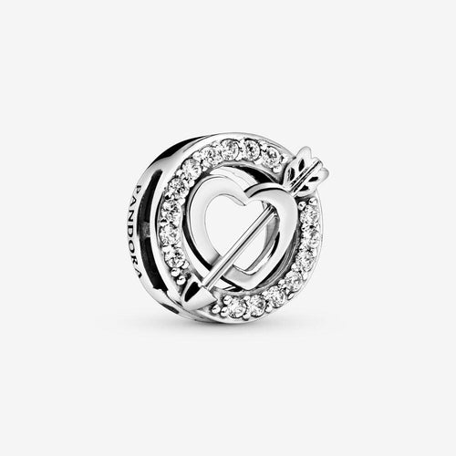 Pandora Charm Reflexions Cuore asimmetrico e freccia