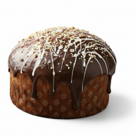 Panettone artigianale Nutella e Cioccolato dolce natale 1Kg