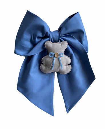 Fiocco nascita in cotone personalizzabile fatto a mano 35 x h 40 cm "Made in Italy"