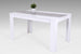 T08 tavolo da pranzo moderno bianco e grigio cemento legno 120/160 6 posti