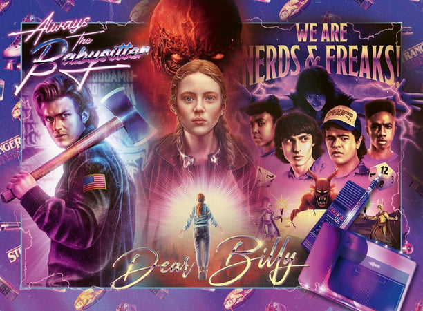 Ravensburger - Puzzle Stranger Things 300 Pezzi con poster
