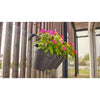 ARTEVASI Vaso per fiori per balcone Capri Individ - 30,5 x 54 x H 28 cm - 11 L - Grigio antracite