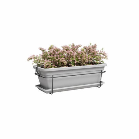 Giardiniera - ARTEVASI - KIT balcone VENEZIA - 50 ma - Grigio chiaro