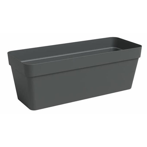 Fioriera - Plastica - Antracite - Rettangolare - L49,9 x P20 x H18,1cm - ARTEVASI
