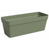 Fioriera - Plastica - Verde Cenere - Rettangolare - L49,9 x P20 x H18,1cm - ARTEVASI