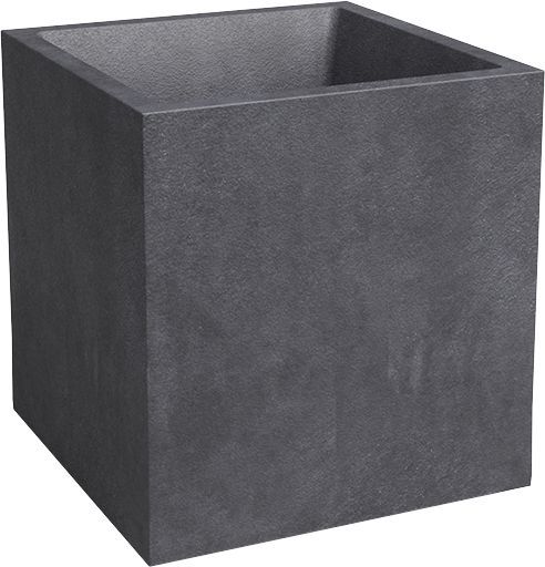 Vaso quadrato per fiori - ARTEVASI - Sydney - 30 cm - 21 L - Antracite