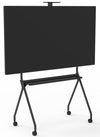 Staffa pavimento per tv fino a 86 npf10297 100kg con ruote 1000x600